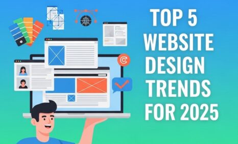 top 5 website design trends 2025