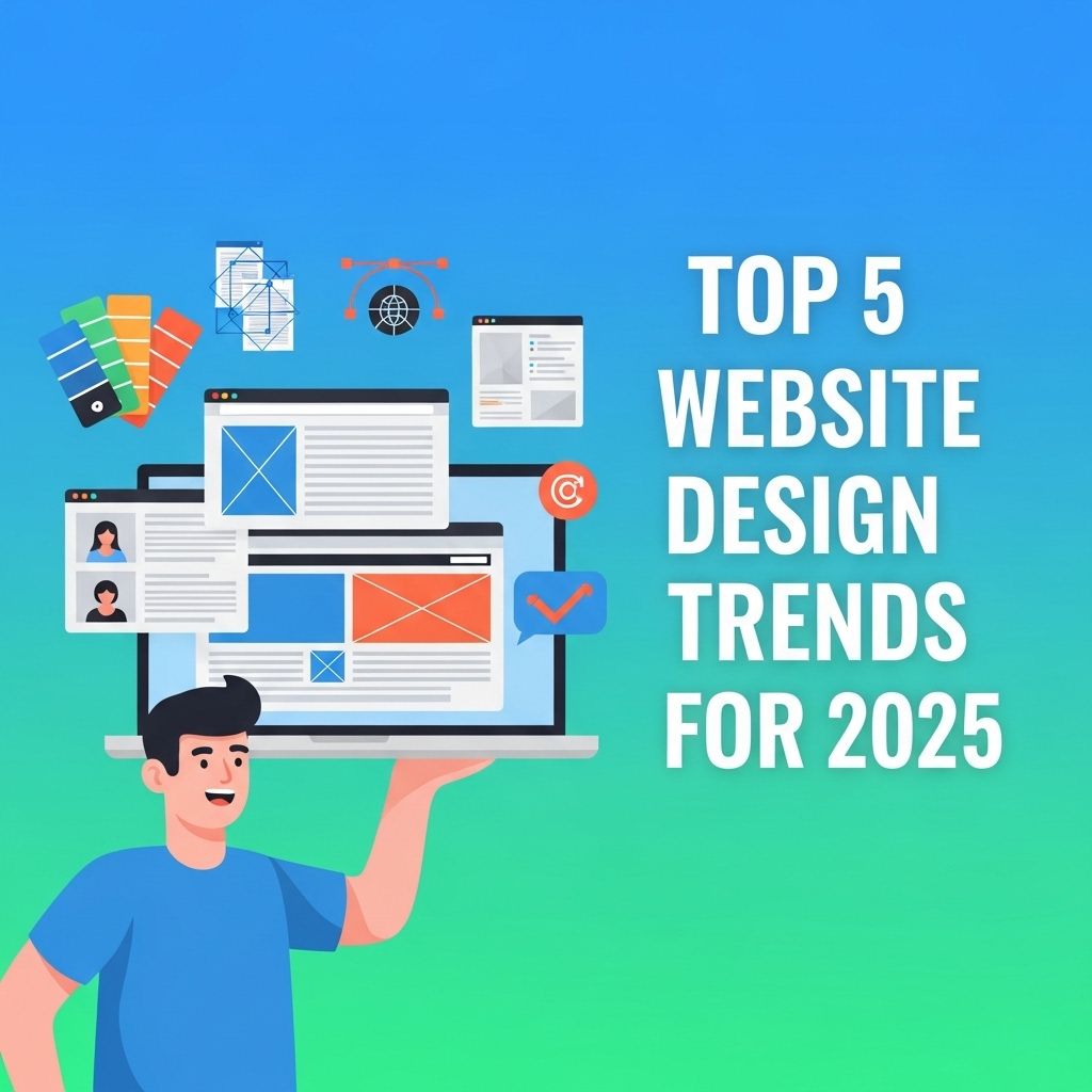 top 5 website design trends 2025