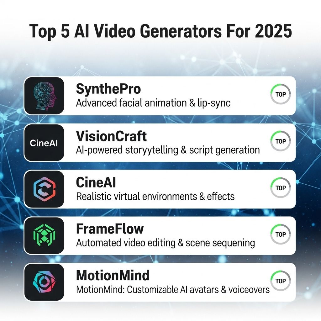 Top 5 AI Video Generators You Need in 2025 top ai video generators 2025