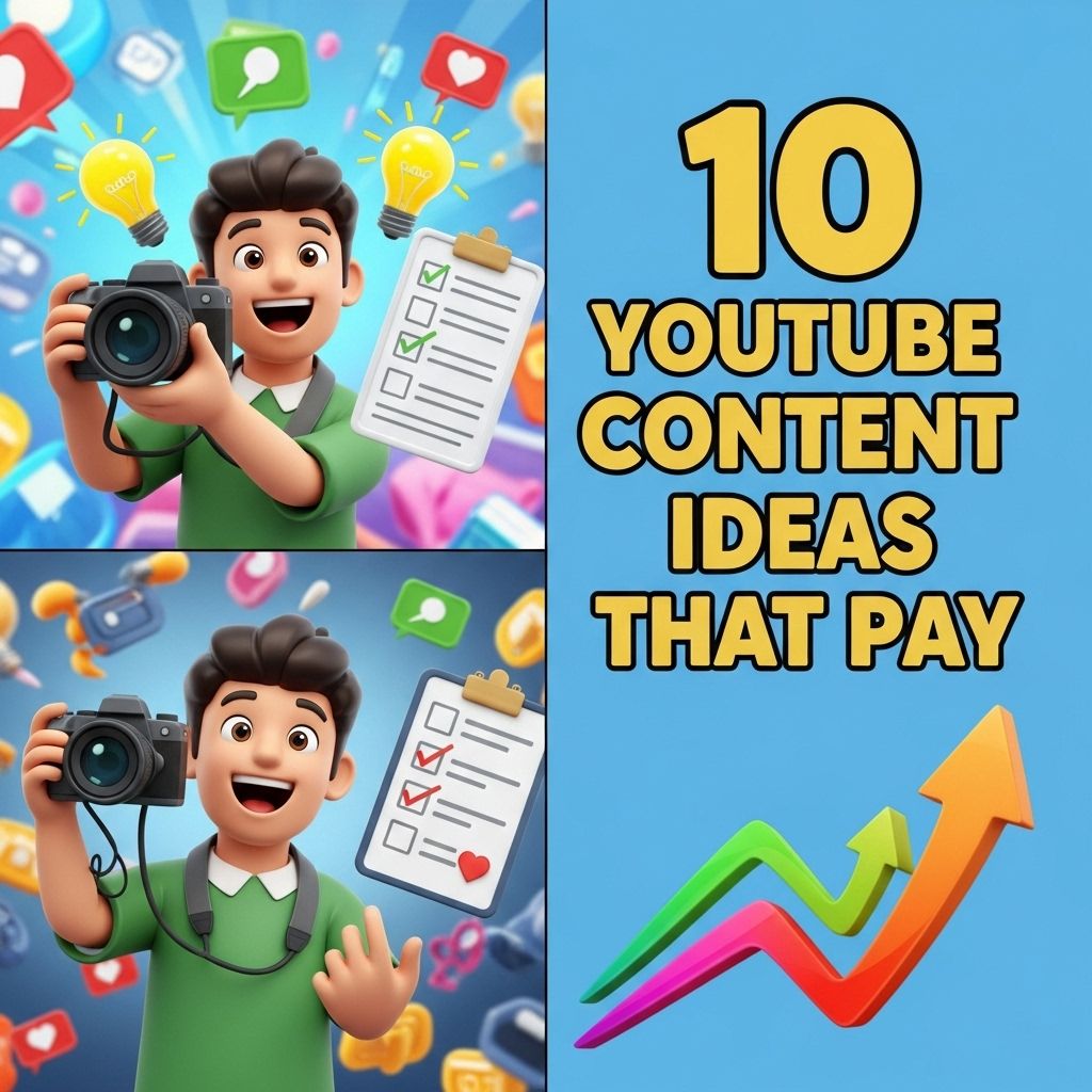 10 YouTube Content Ideas That Pay Off Big youtube content ideas pay