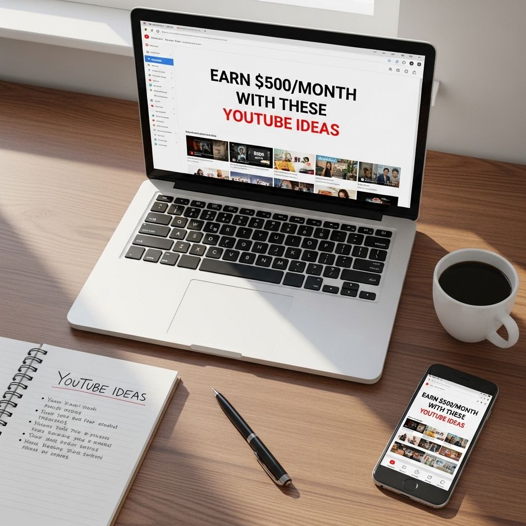 Earn $500/Month with These YouTube Ideas youtube ideas to earn 500