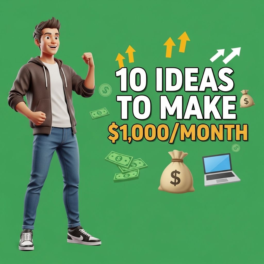 10 Proven Ideas to Make $1,000 a Month 10 ideas make 1000 month