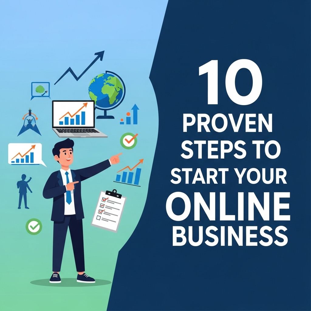 10 Proven Steps to Start Your Online Business 10 proven steps online business