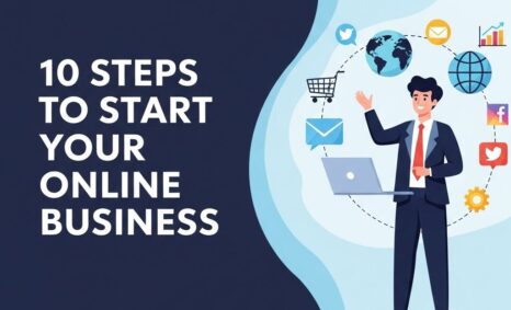 10 steps launch online business