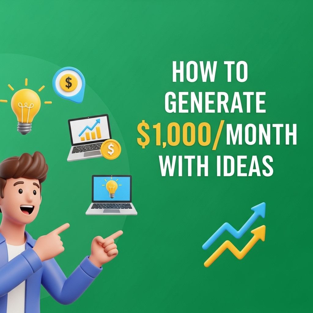 Unlocking $1,000/Month: Creative Income Ideas 1000 month income ideas