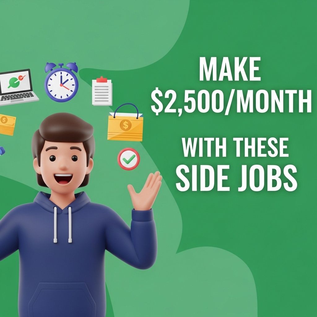 Earn $2,500/Month With These Side Jobs 2500 month side jobs