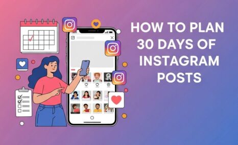 30 day instagram content calendar