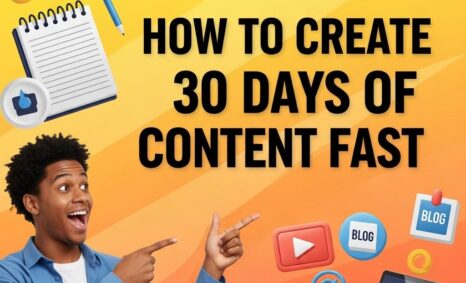 30 days content fast