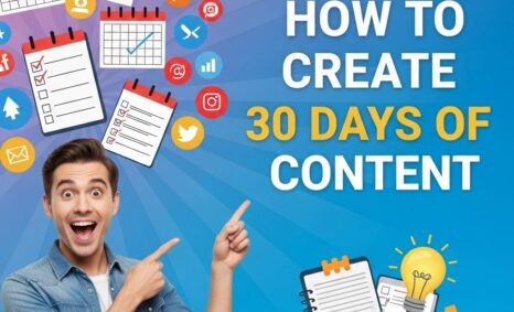 30 days of content