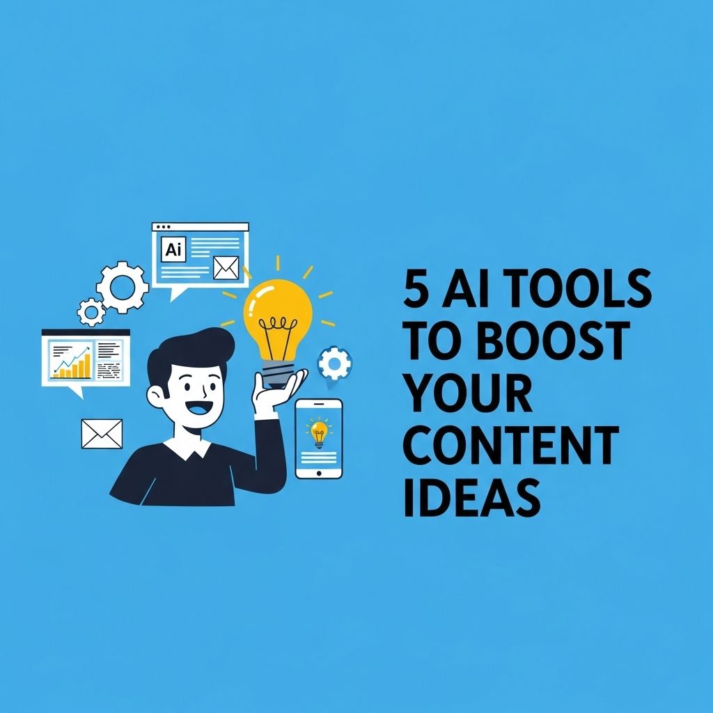 5 AI Tools to Ignite Your Content Ideas 5 ai tools content ideas