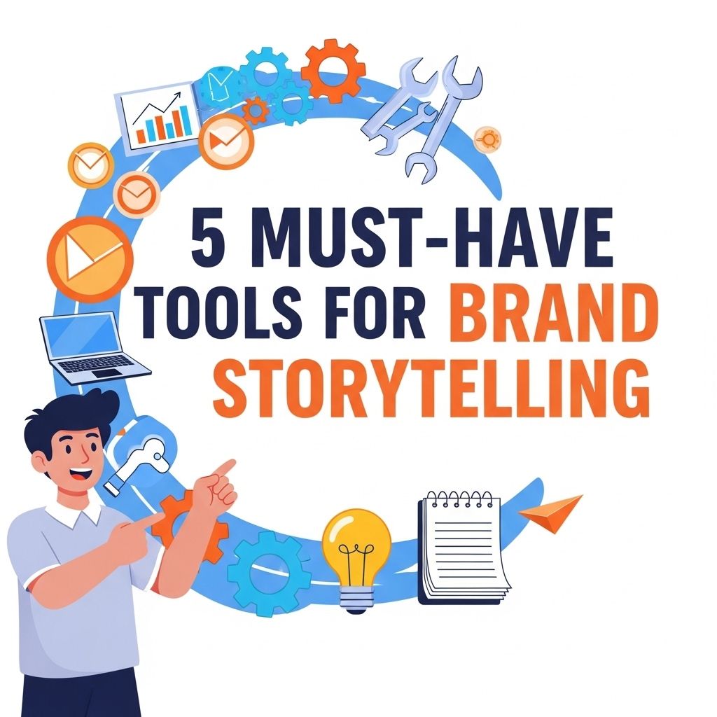 5 Essential Tools for Effective Brand Storytelling 5 essential tools brand storytelling