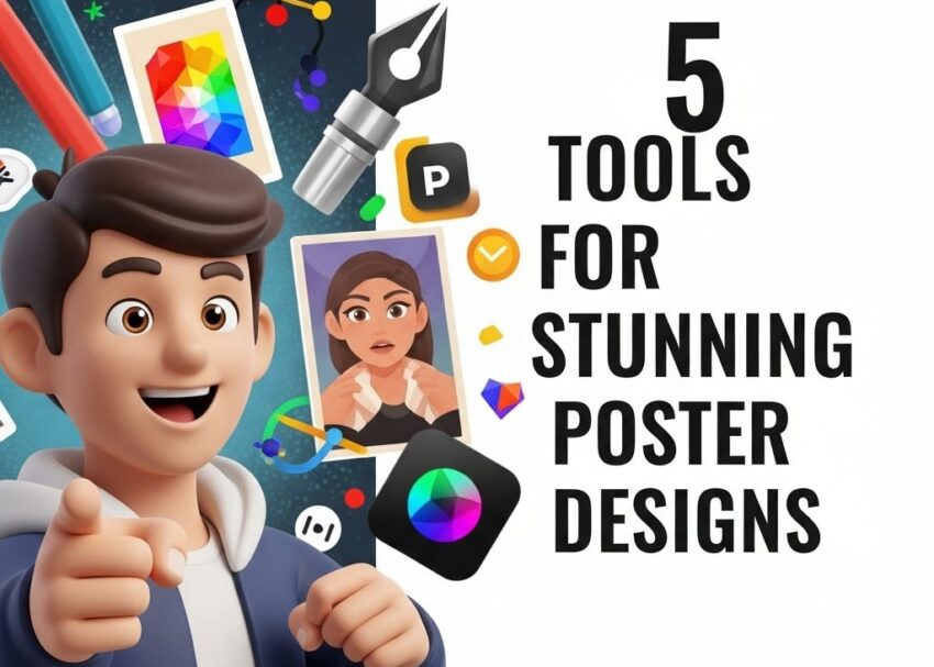 5 Essential Tools for Stunning Poster Designs 5 essential tools poster designs