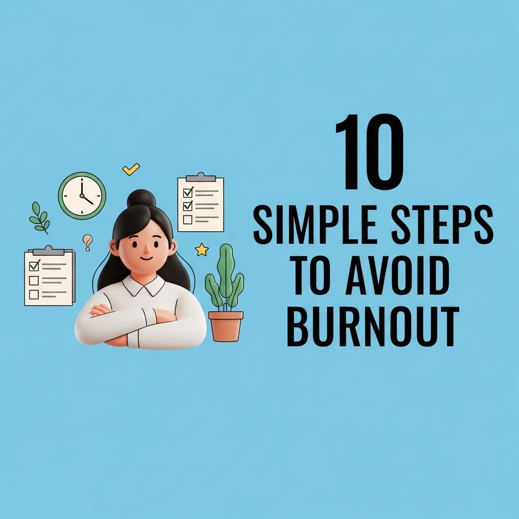 10 Simple Steps to Avoid Burnout avoid burnout 10 steps