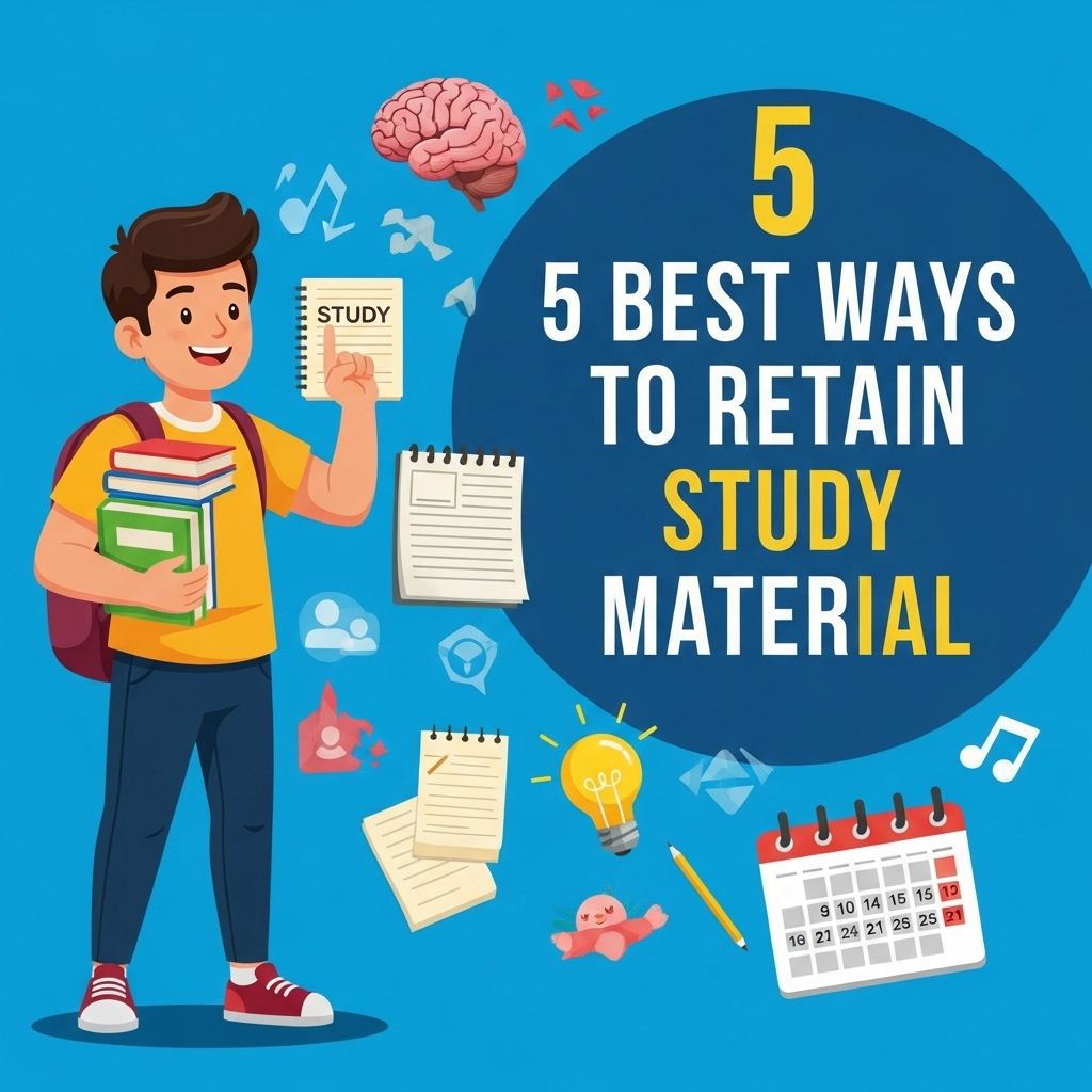 best ways retain study material