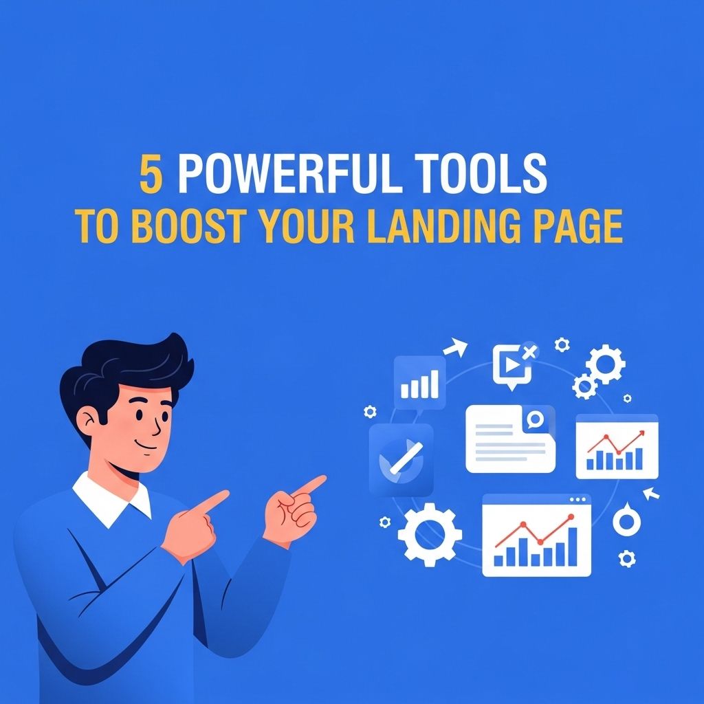 5 Powerful Tools to Boost Your Landing Page Conversion boost landing page tools