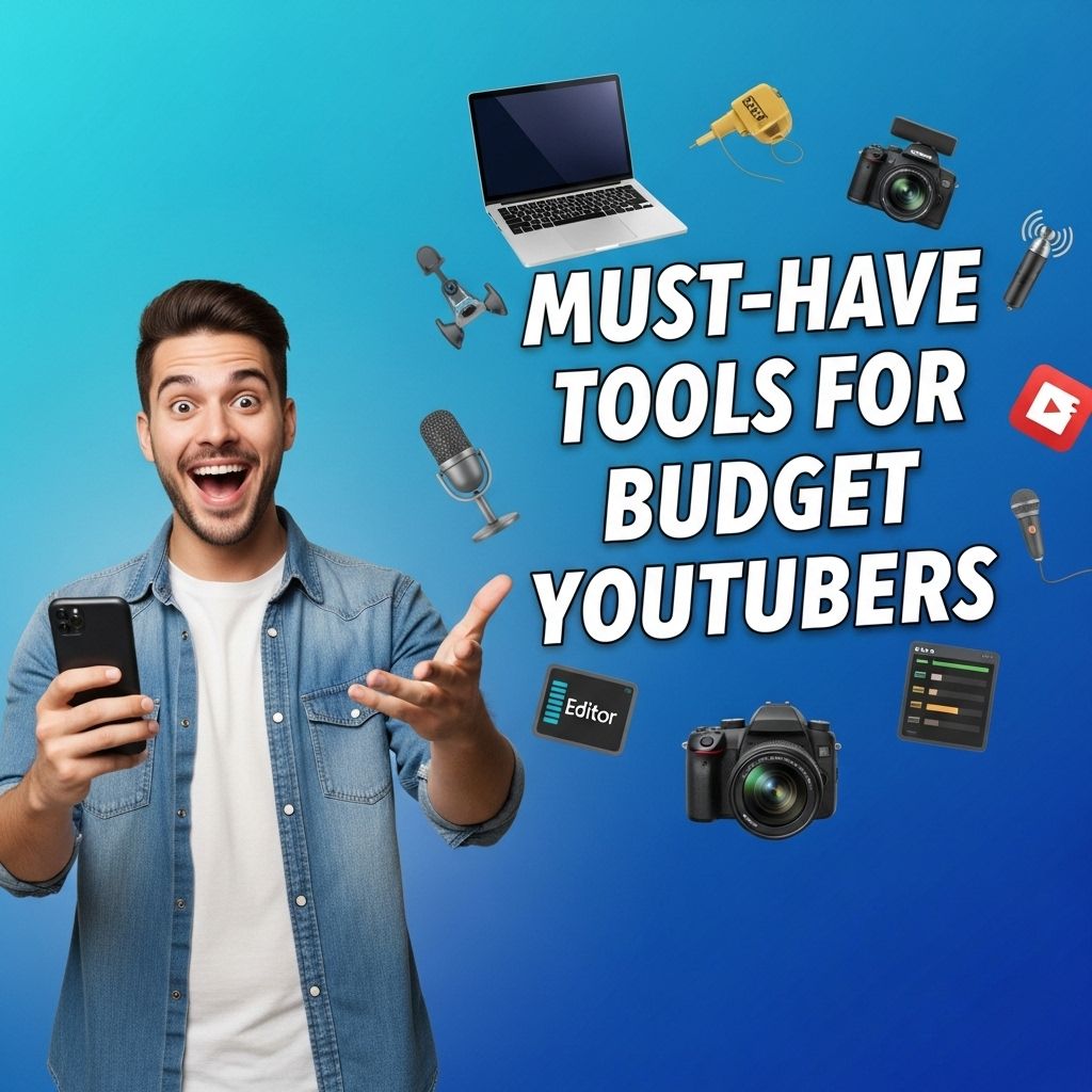 Essential Tools Every Budget YouTuber Needs budget youtuber tools