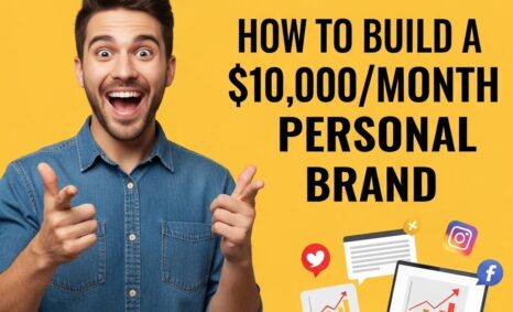build 10000 month personal brand