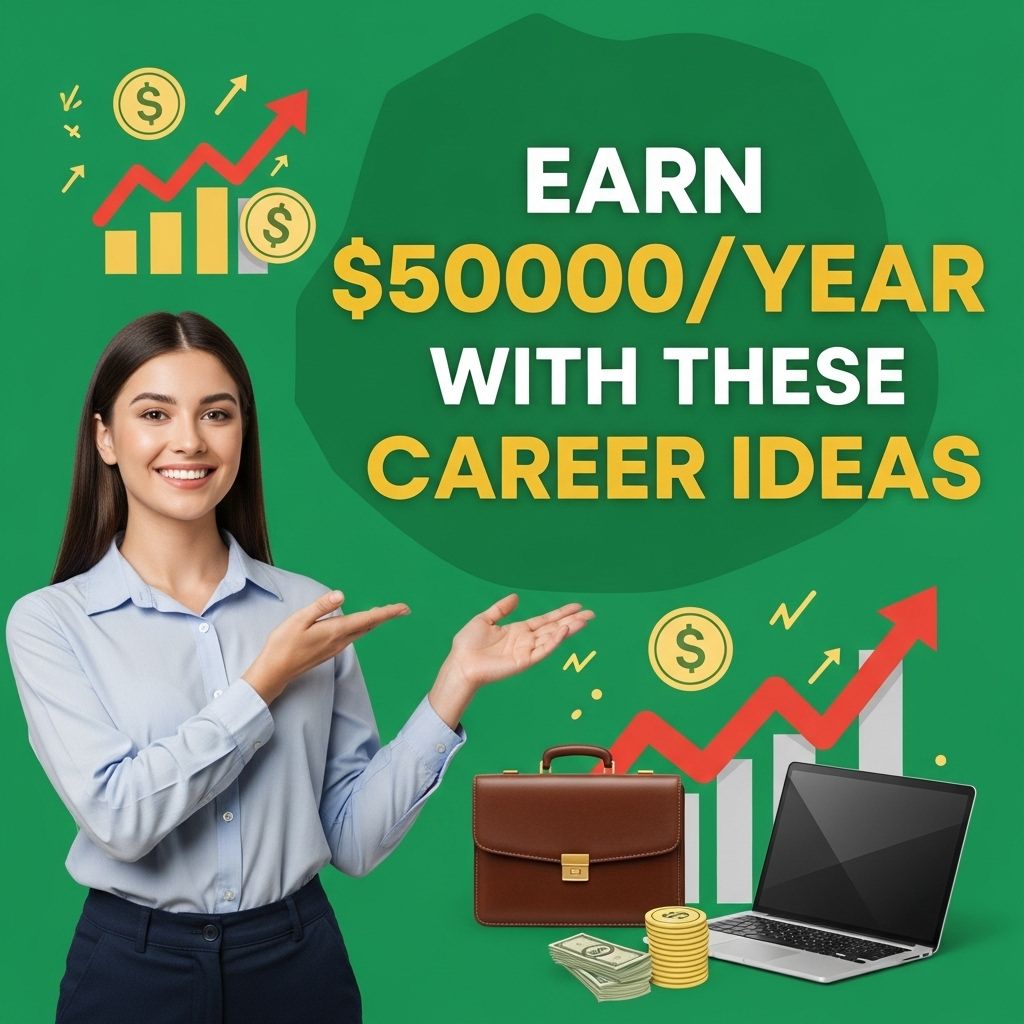 career ideas 50000 year