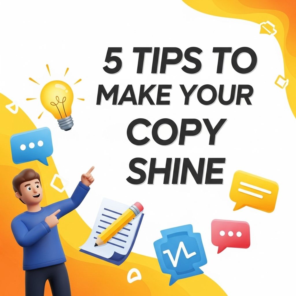 5 Tips to Make Your Copy Shine copywriting tips shine