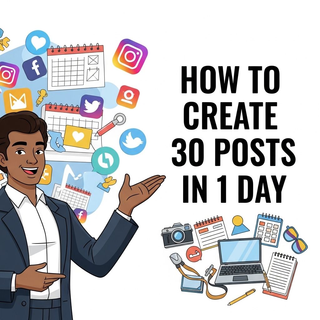 create 30 posts in one day
