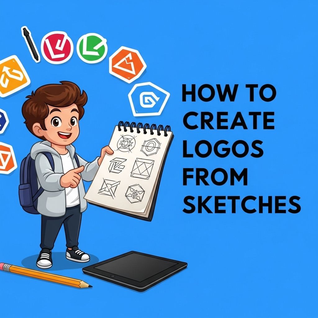 create logos from sketches