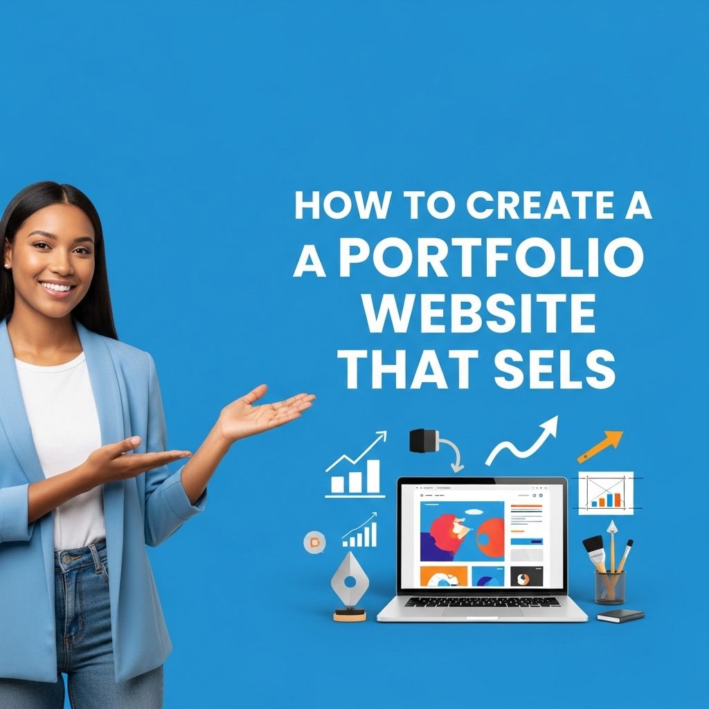 create portfolio website sells