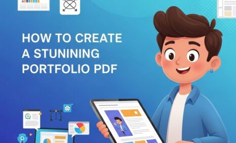 create stunning portfolio pdf