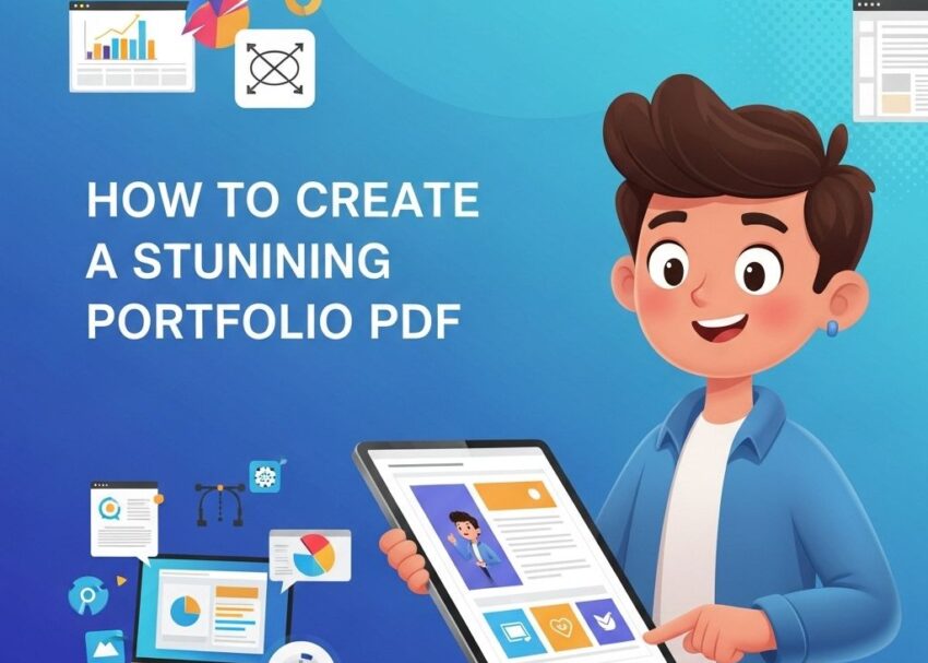 create stunning portfolio pdf