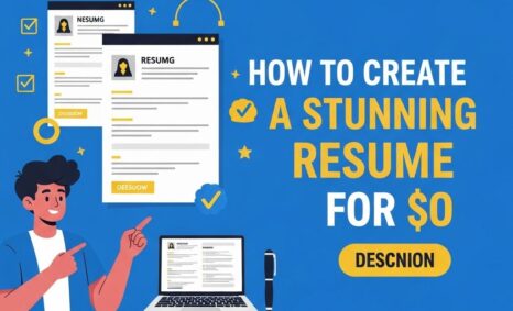 create stunning resume free