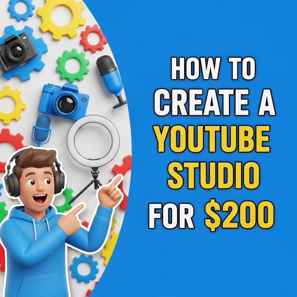 Create Your YouTube Studio for Just $200 create youtube studio 200