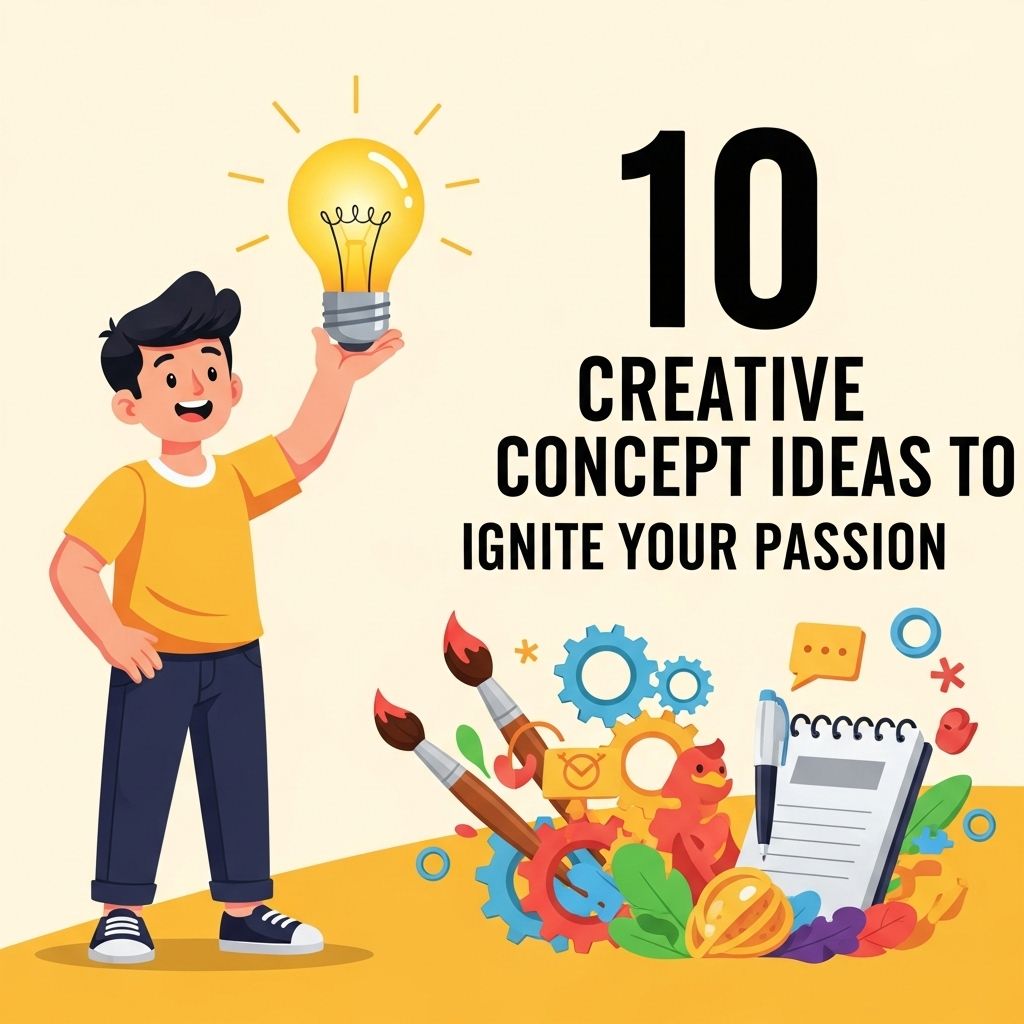 creative concept ideas passion