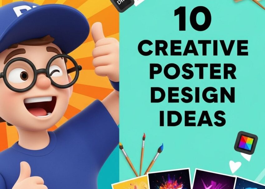 10 Creative Poster Design Ideas for 2025 creative poster design 2025