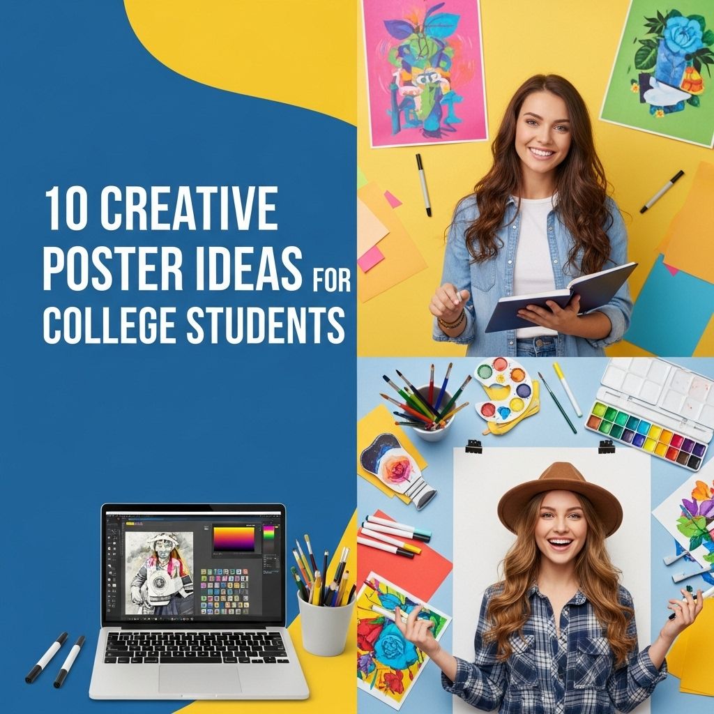 10 Creative Poster Ideas for College Students creative poster ideas college