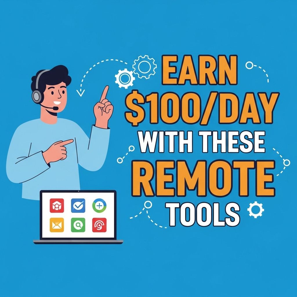 earn 100 day remote tools