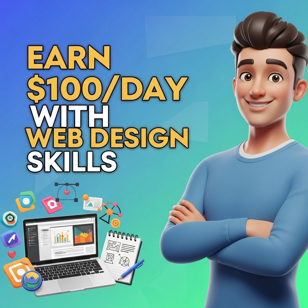 Earn $100 a Day with Web Design Skills earn 100 day web design