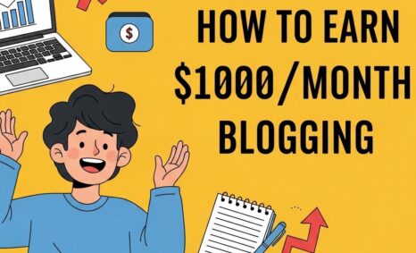 earn 1000 month blogging 1