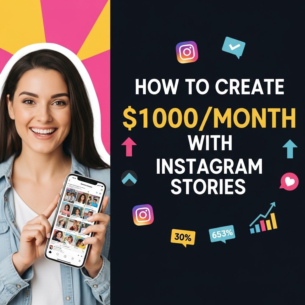 earn 1000 month instagram stories