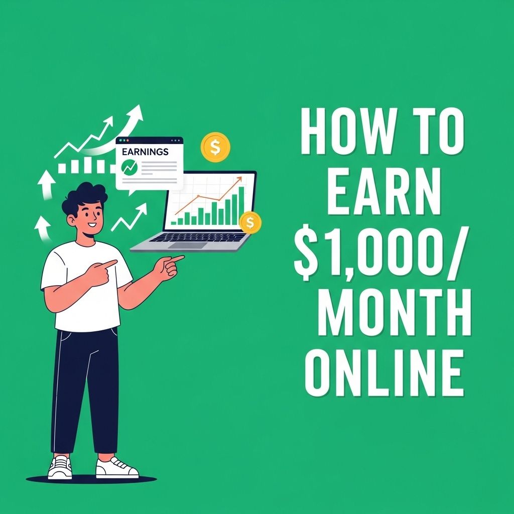 earn 1000 month online