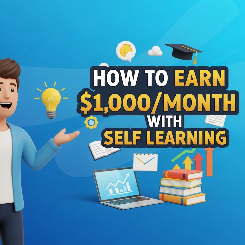 Earn $1,000/Month Through Self Learning earn 1000 month self learning