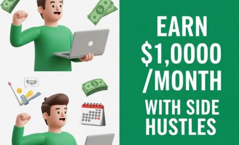 earn 1000 month side hustles