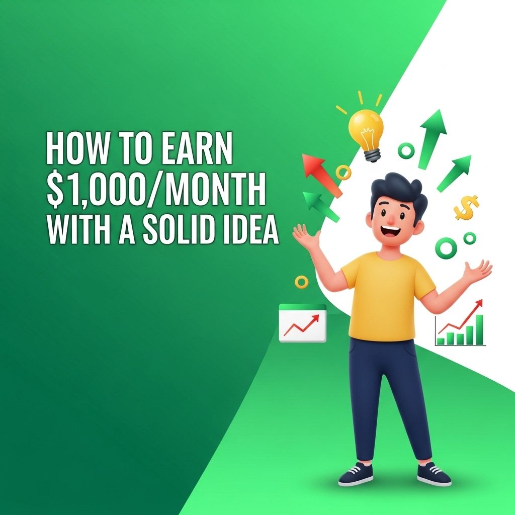 earn 1000 month solid idea