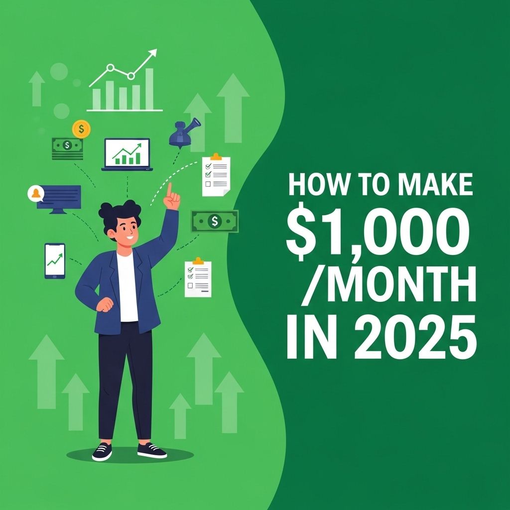How to Earn $1,000 Monthly in 2025 earn 1000 monthly 2025