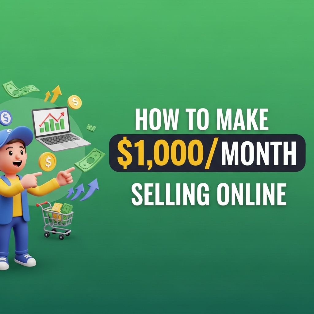 Earn $1,000 Monthly Selling Online: Proven Strategies earn 1000 monthly selling online