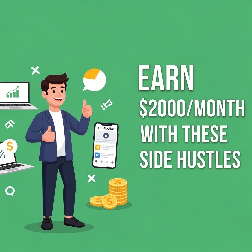 Earn $2000/Month with These Top Side Hustles earn 2000 month side hustles 1