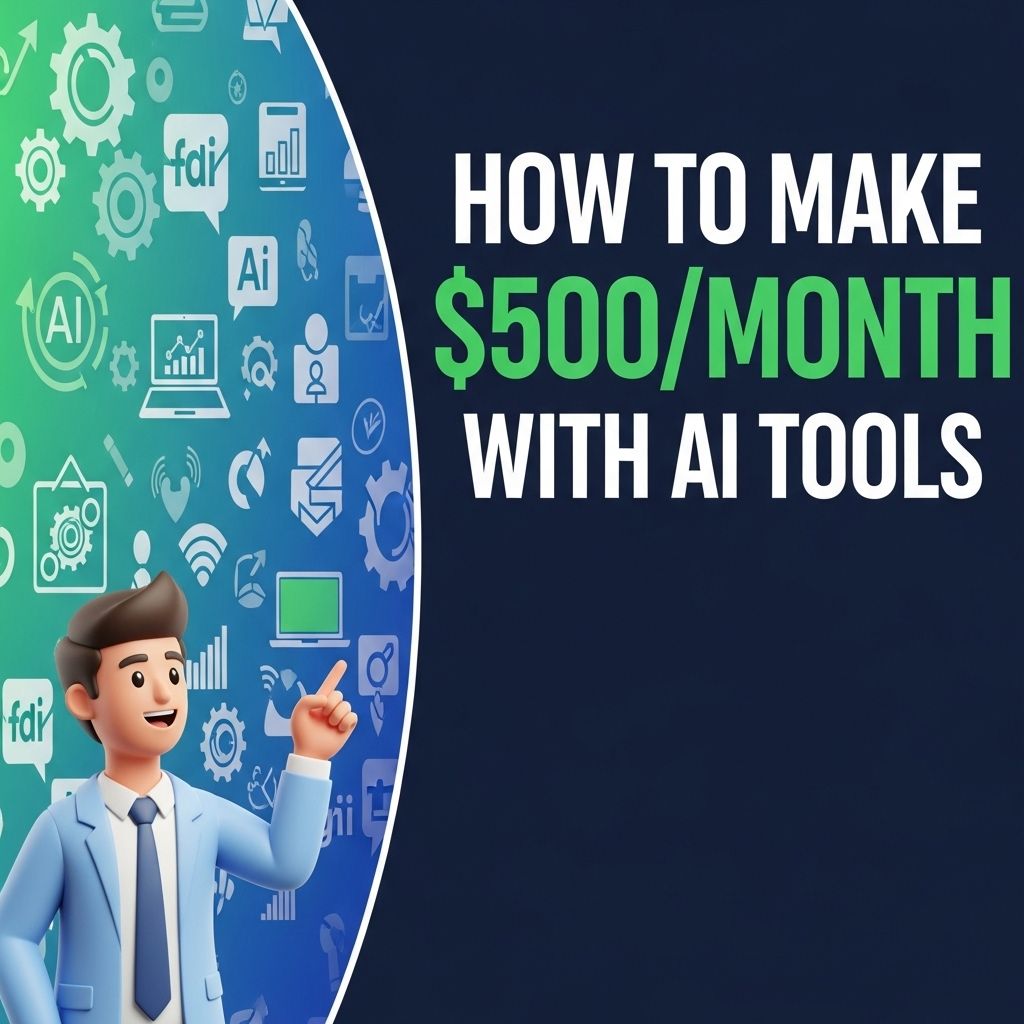 Earn $500/Month Using AI Tools earn 500 month ai tools