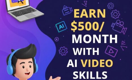 earn 500 month ai video skills