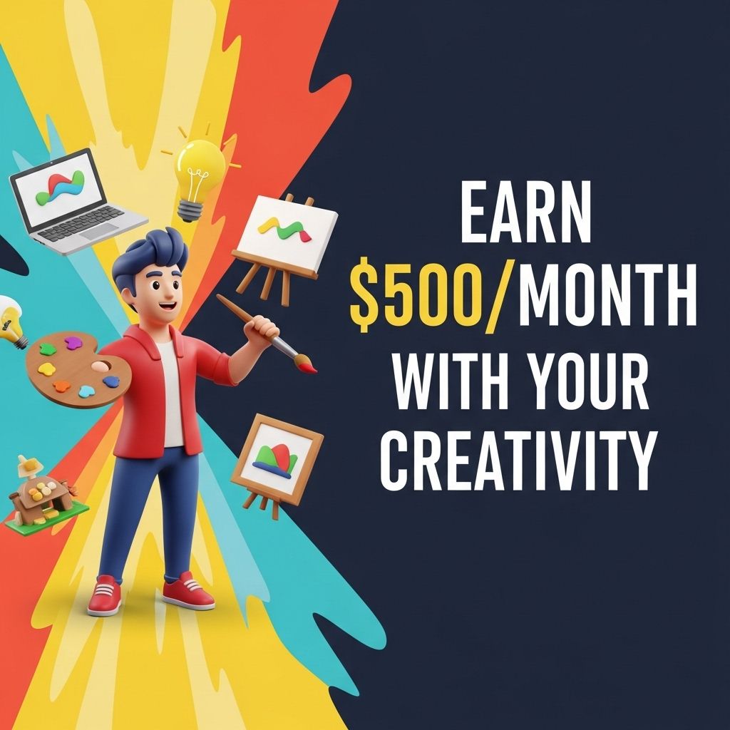 Earn $500 a Month with Your Creativity earn 500 month creativity