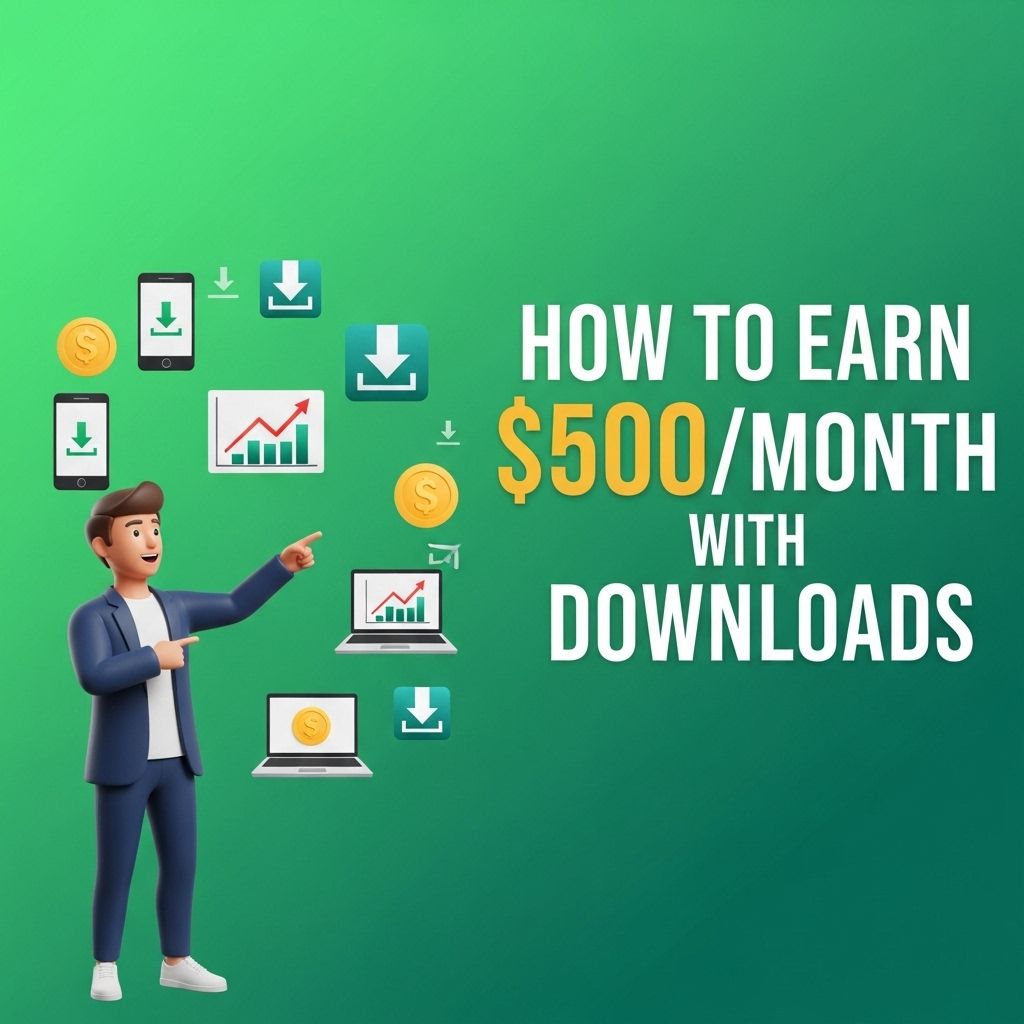 How to Earn $500 a Month Through Downloads earn 500 month downloads