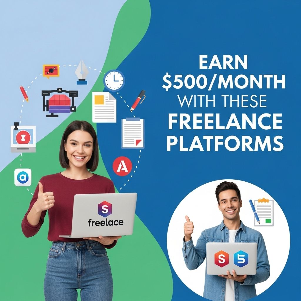 earn 500 month freelance platforms