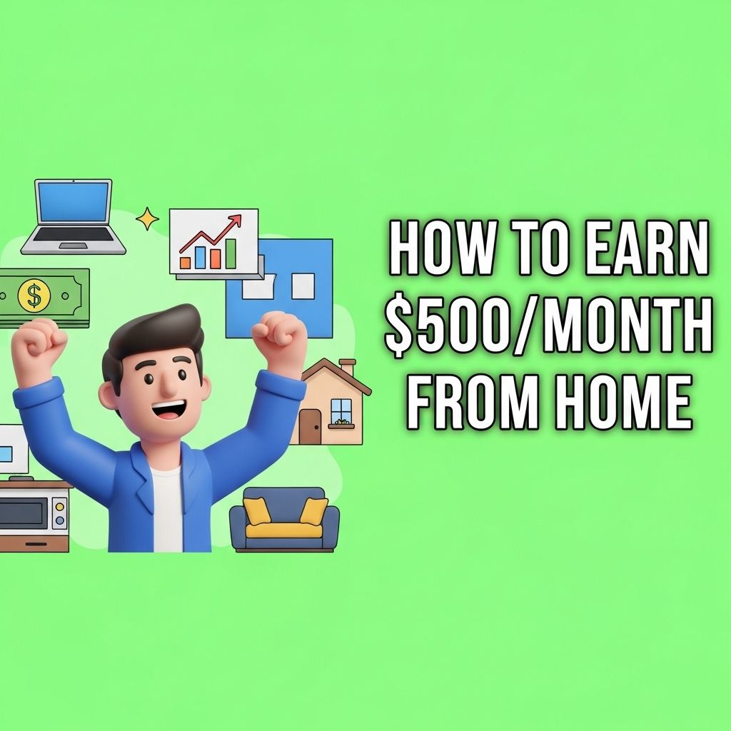 Simple Strategies to Earn $500 a Month from Home earn 500 month home
